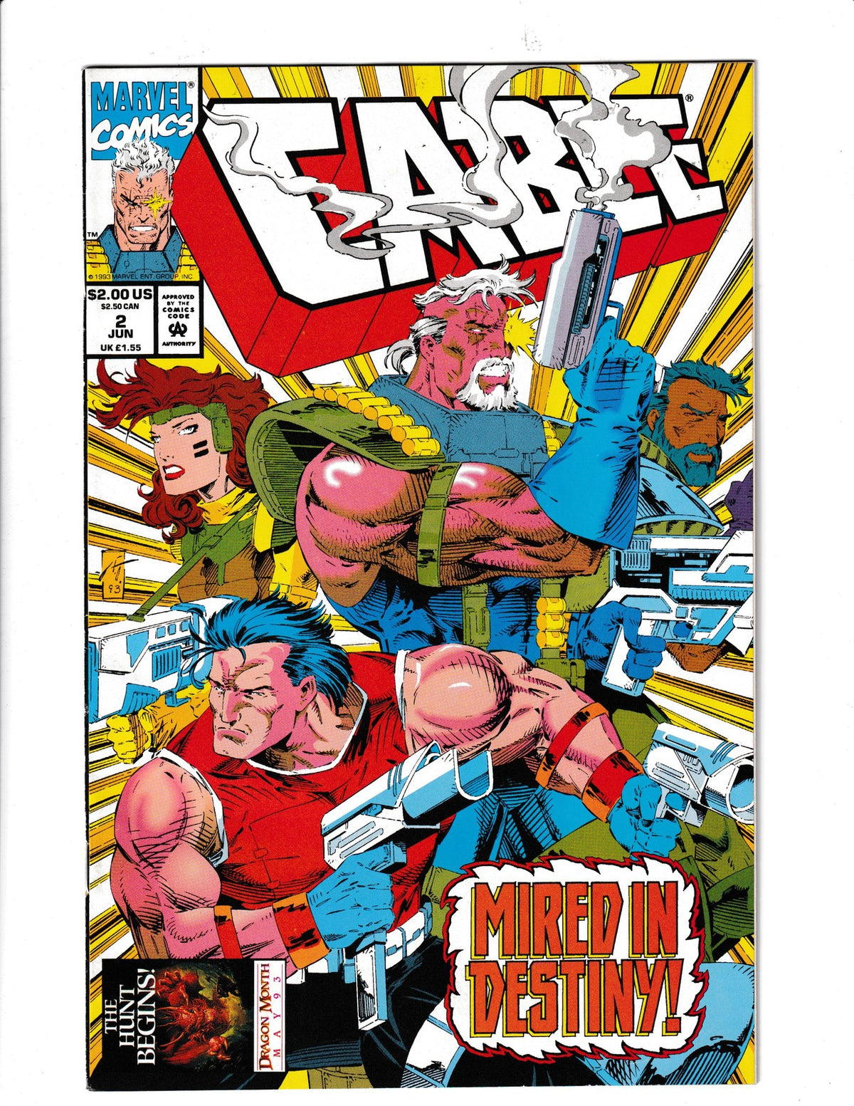 Cable #2 (1993) Marvel Comics SKU:3130