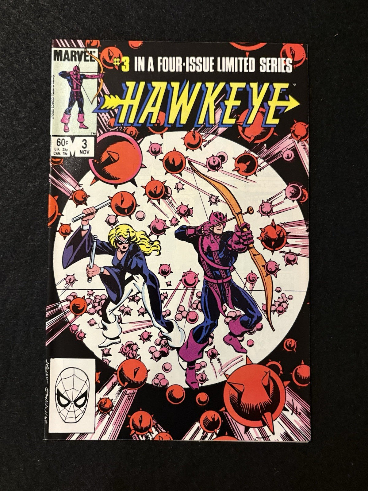 Hawkey #1-4 Complete Mini-Series Set (1983) Canadian Newsstand 1, 4 Marvel Comic