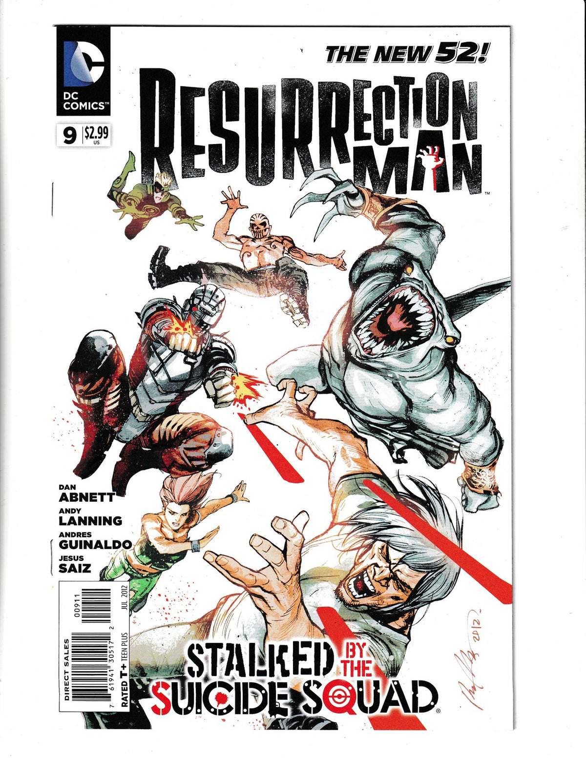 Resurrection Man #9 (2012) DC Comics