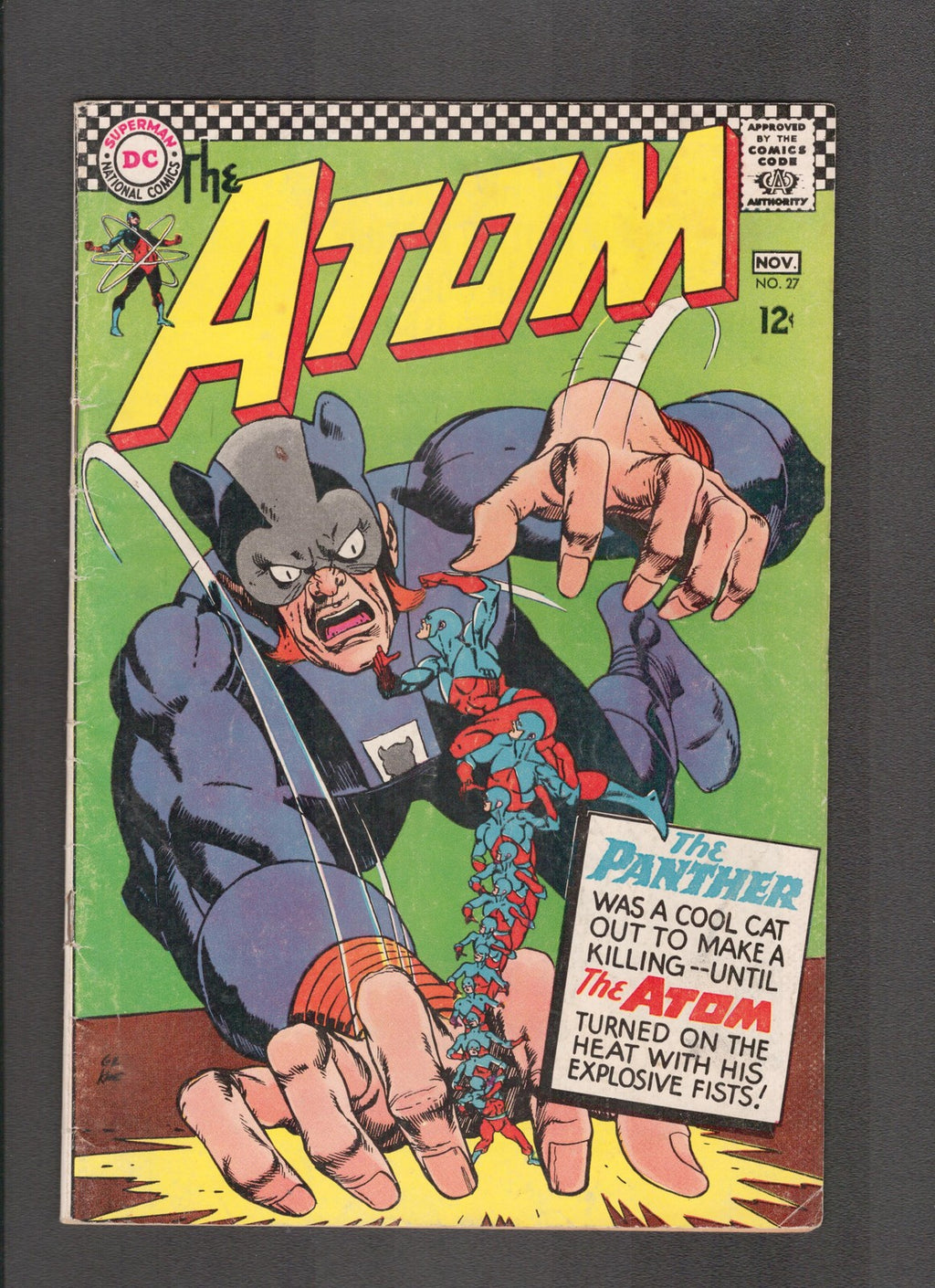 Atom #27 (1966) 1st App The Panther - Gil Kane DC Comics