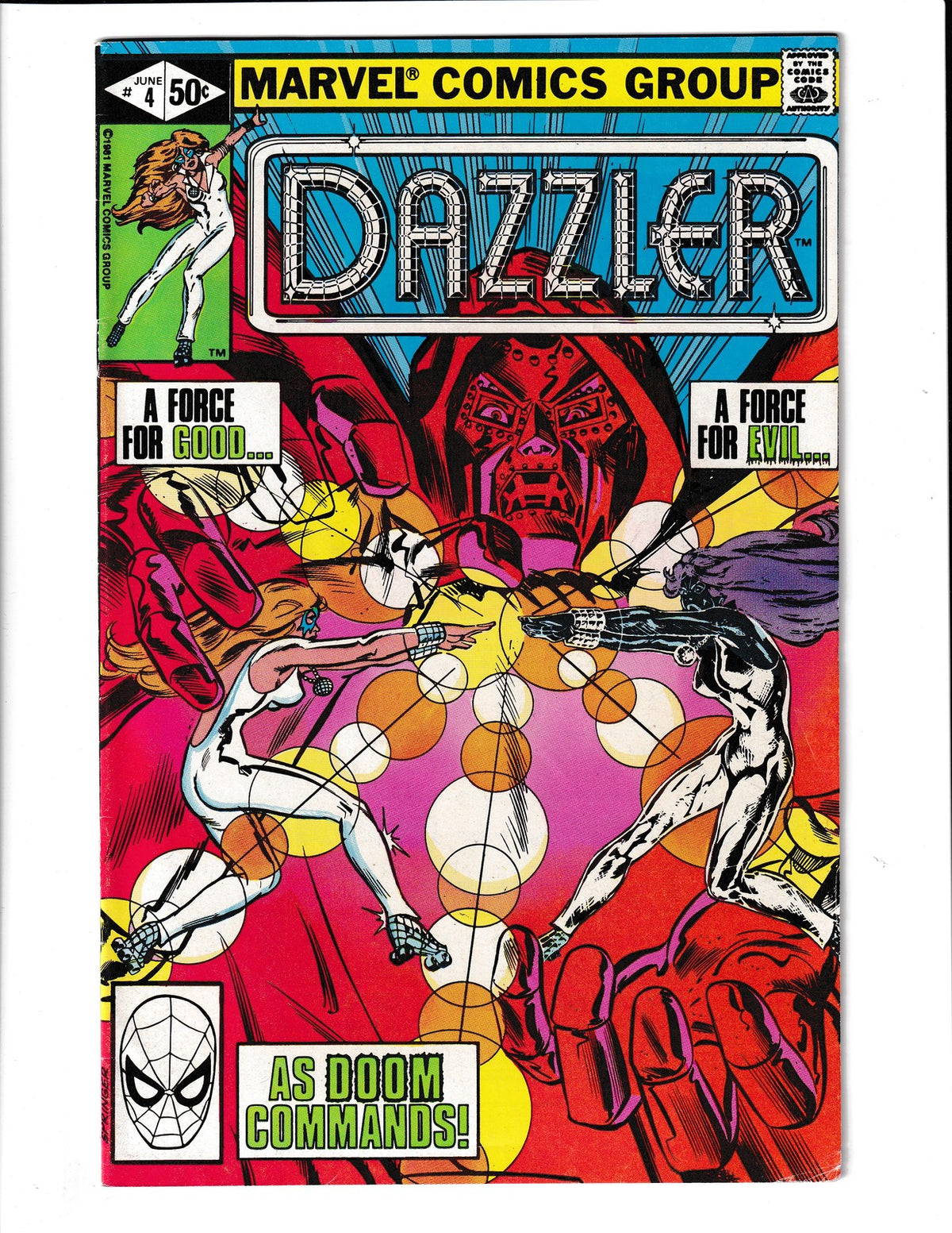 Dazzler #4 (1981) Dr. Doom Marvel Comics