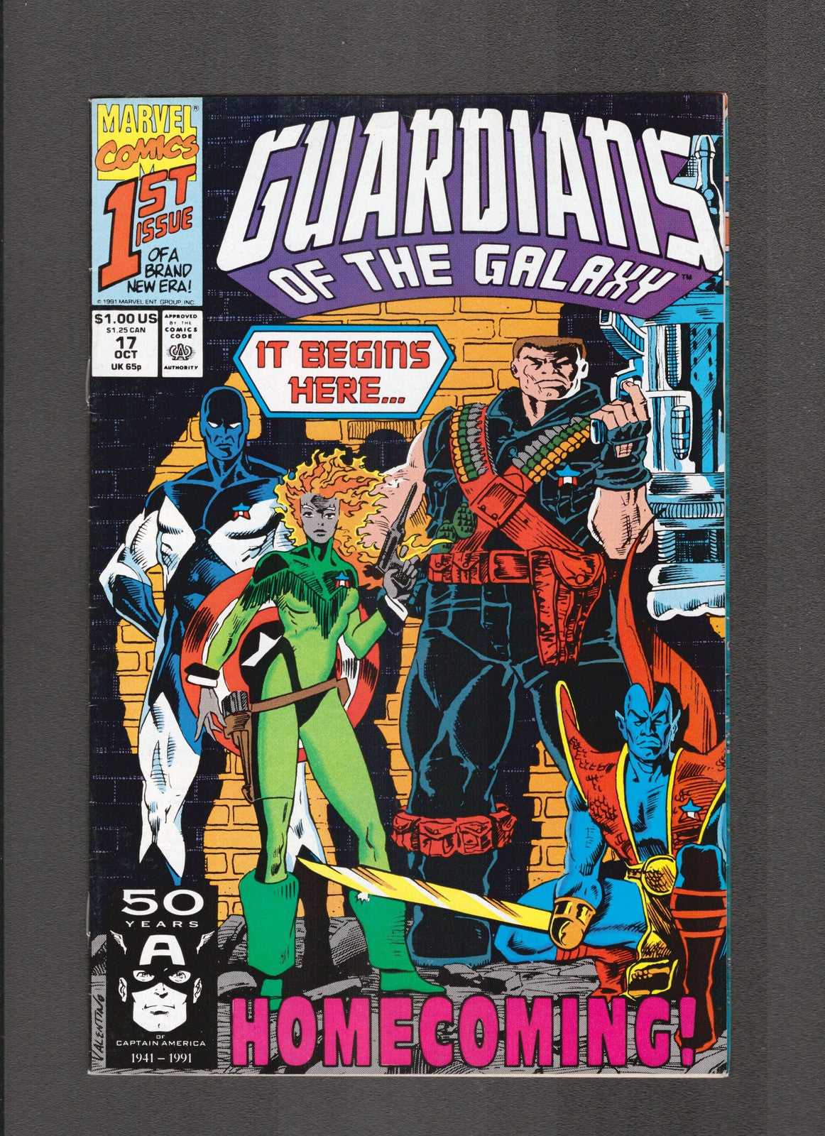 Guardians of the Galaxy #17 (1991) Multiple 1st Apps Marvel Comics