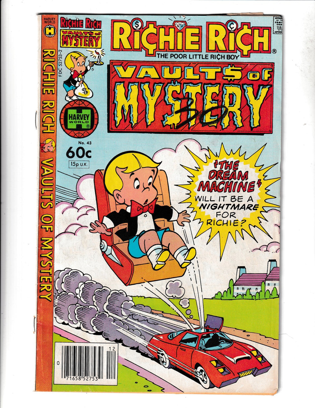 Richie Rich: Vaults of Mystery #43 (1981) Harvey Comics