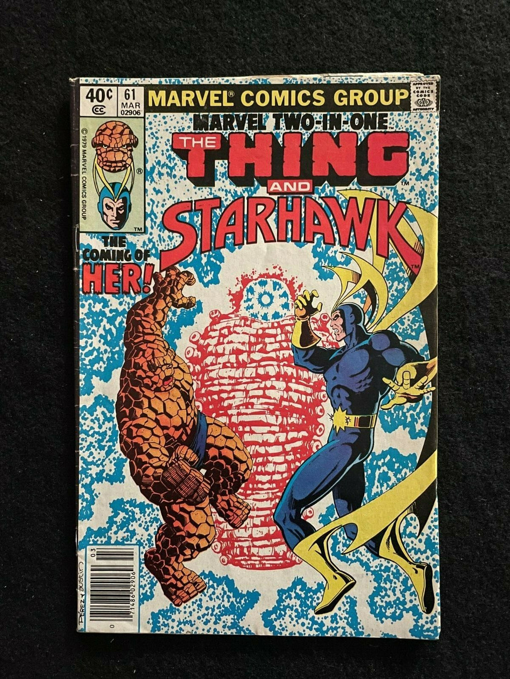 Marvel Two-In-One #61 Thing and Starhawk - First APP. of HER March 1980
