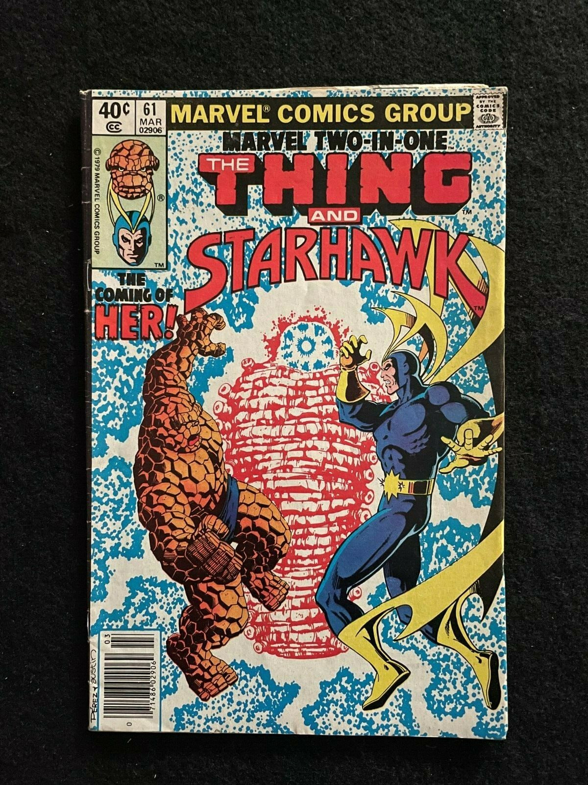 Marvel Two-In-One #61 Thing and Starhawk - First APP. of HER March 1980