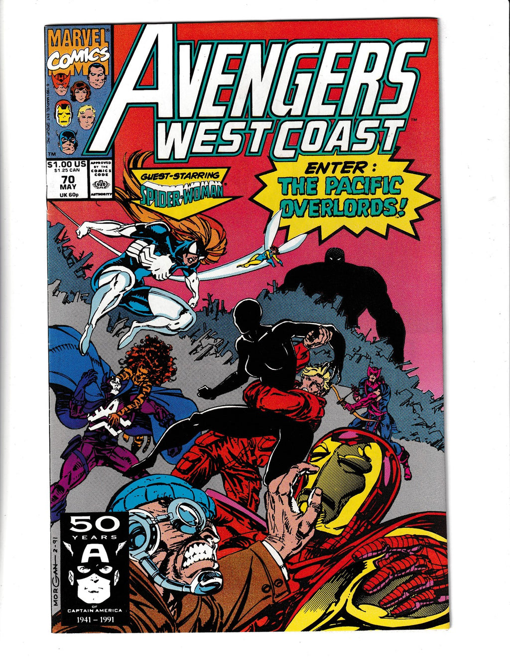 Avengers West Coast #70 (1991) Marvel Comics