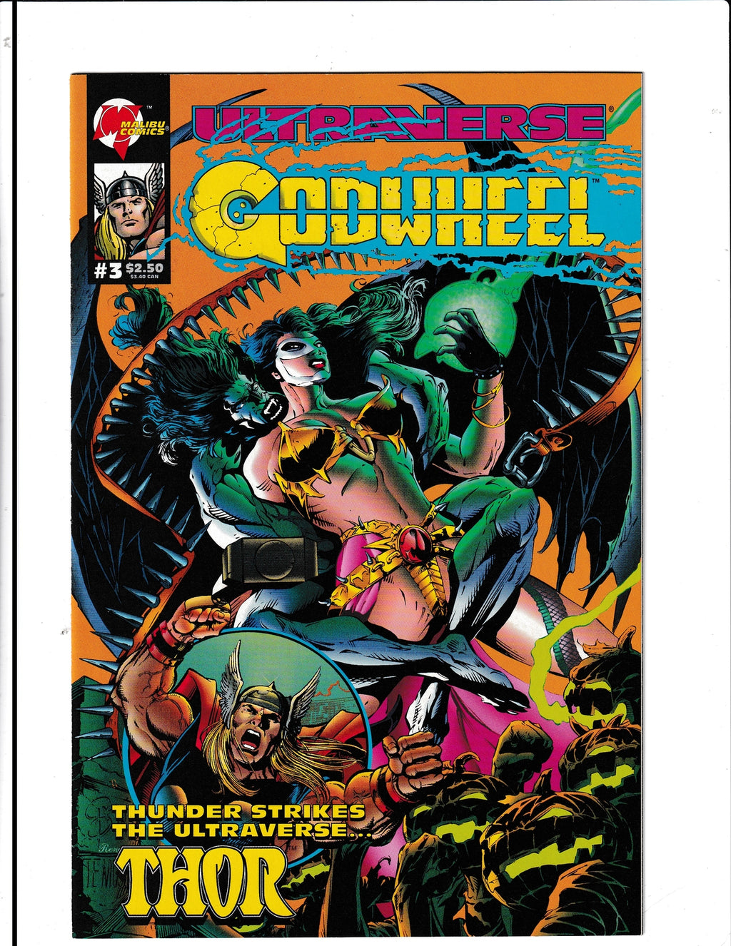 God Wheel #3 (1995) Malibu Comics