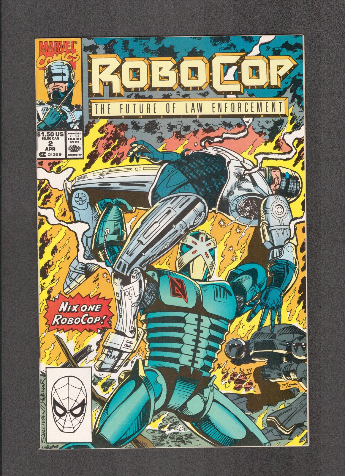 Robo-Cop #2 (1990) Lee Sullivan Marvel Comics