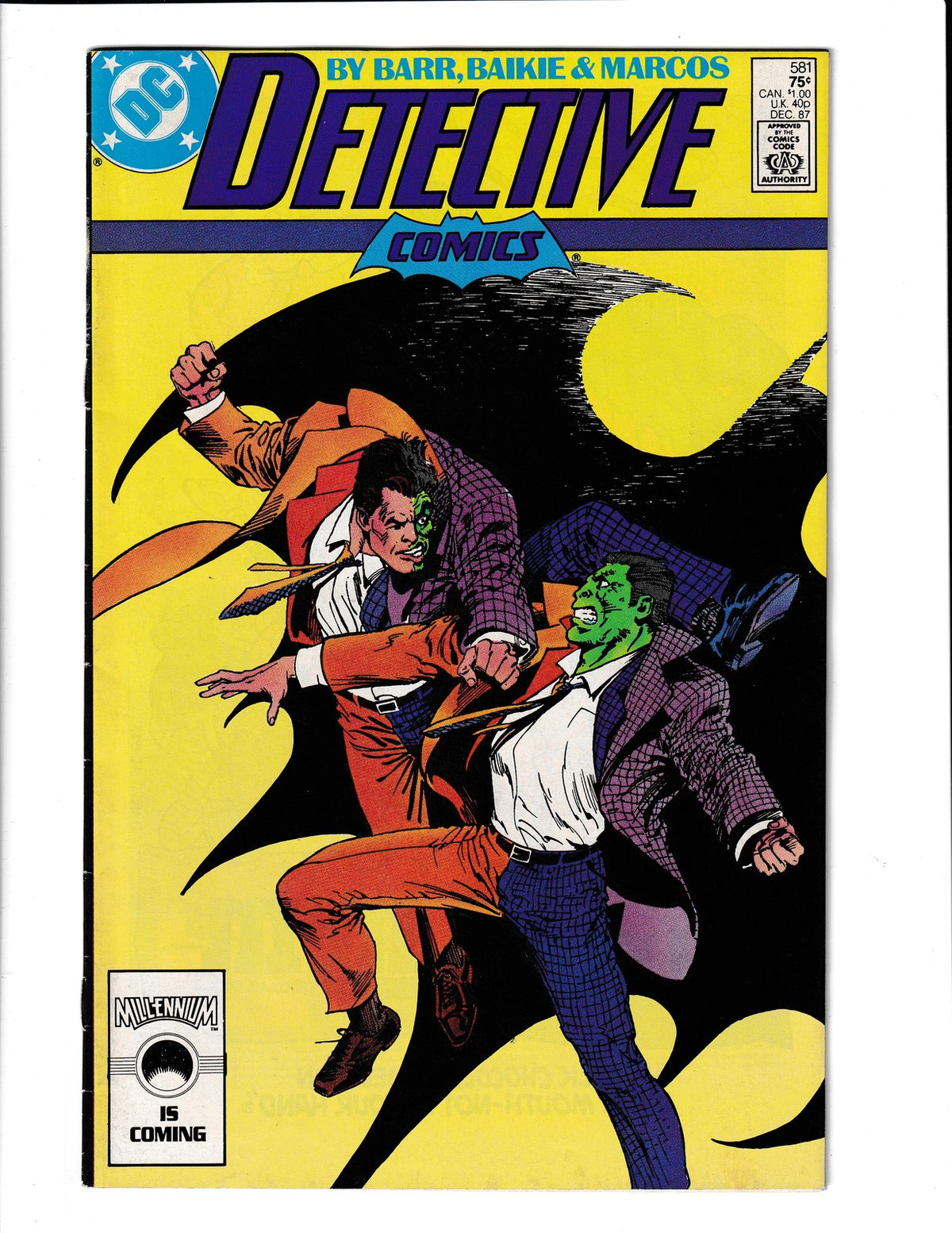 Detective Comics #581 (1987) Two-Face Part 2 DC Comics