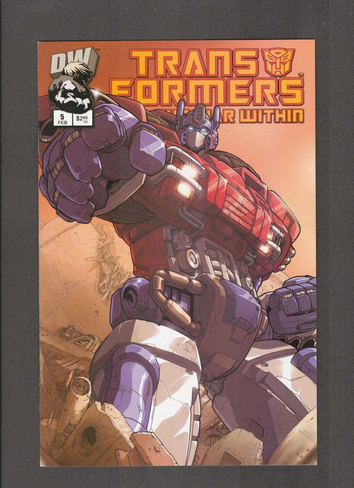 Transformers: The War Within #5b (2003) Pat Lee Optimus Prime Dreamwave Comics