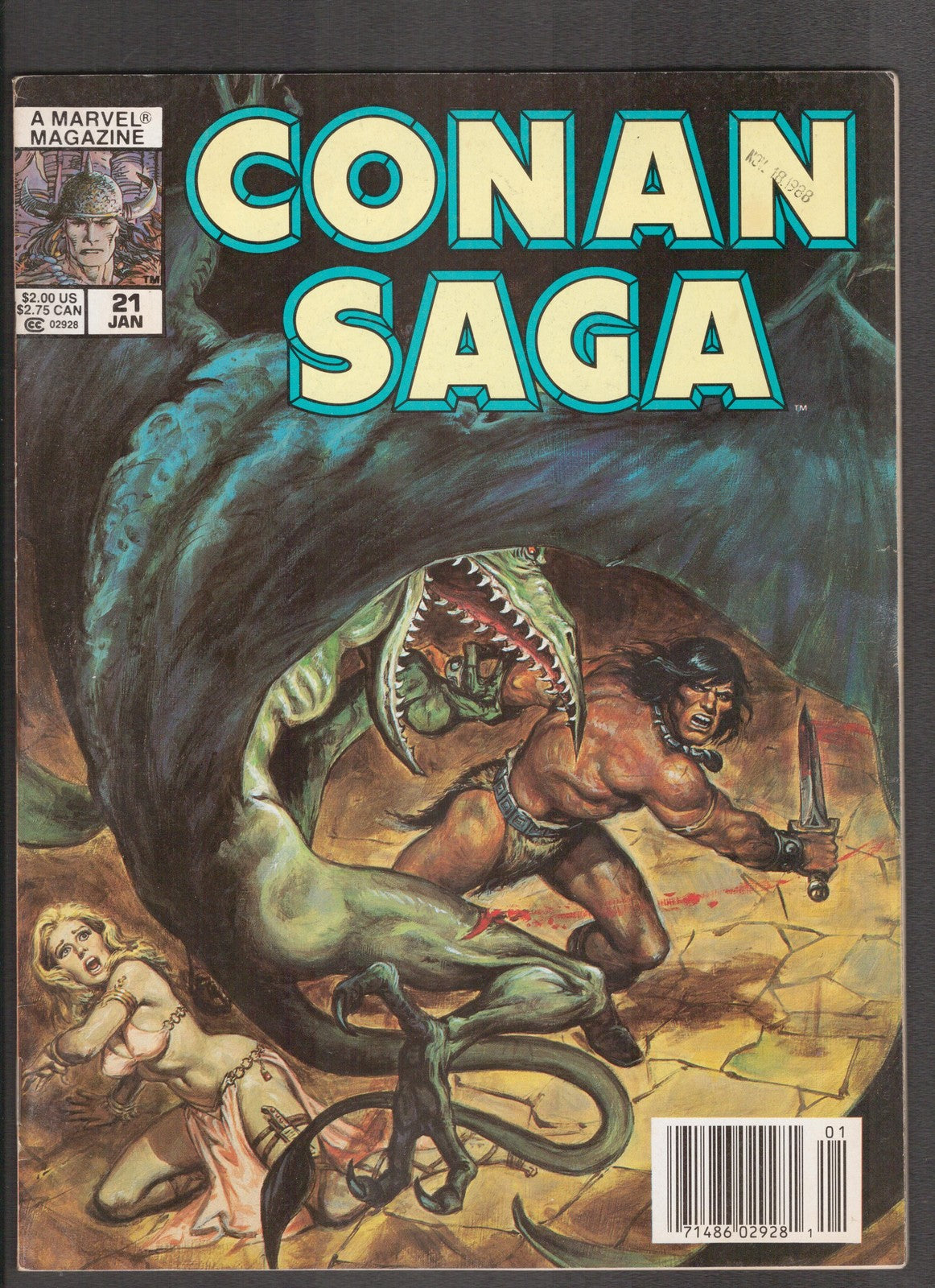 Conan Saga #21 (1989) John Buscema, Roy Thomas Marvel Comics