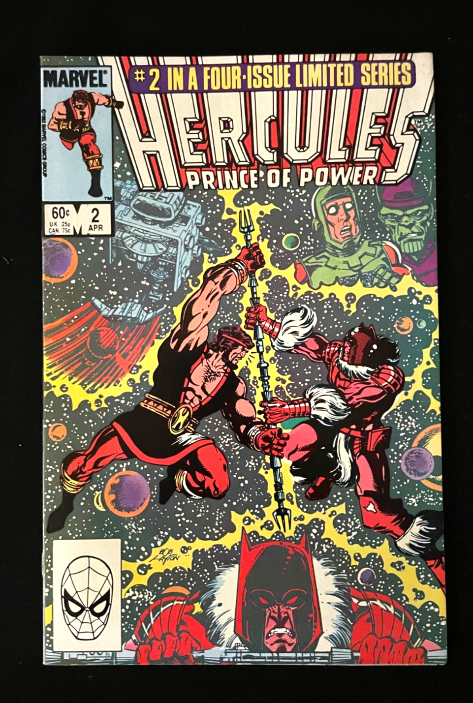Hercules: Prince of Power - Complete Set of 4 #1-4 (1984) Marvel