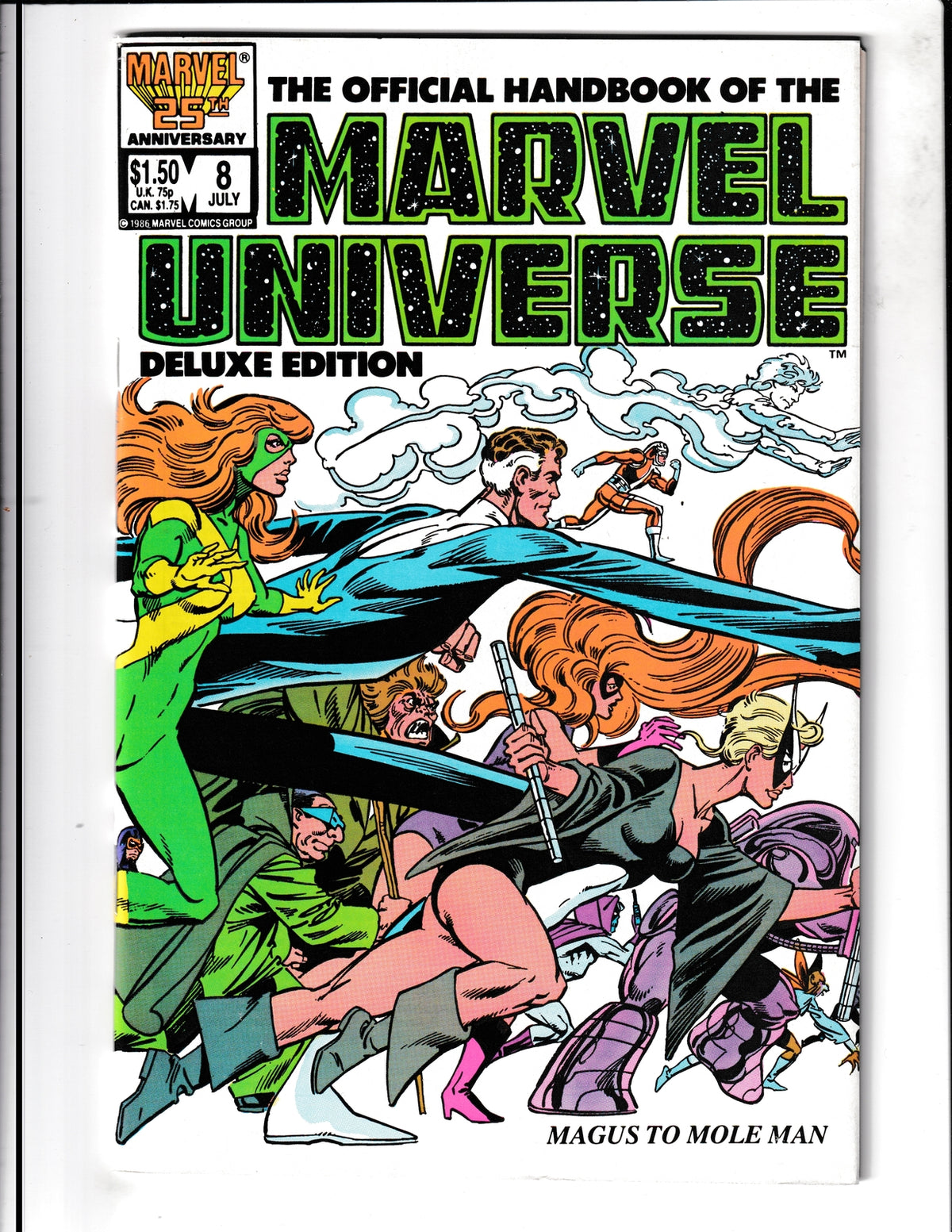 Official Handbook of the Marvel Universe #8 (1986) Marvel Comics SKU:1366