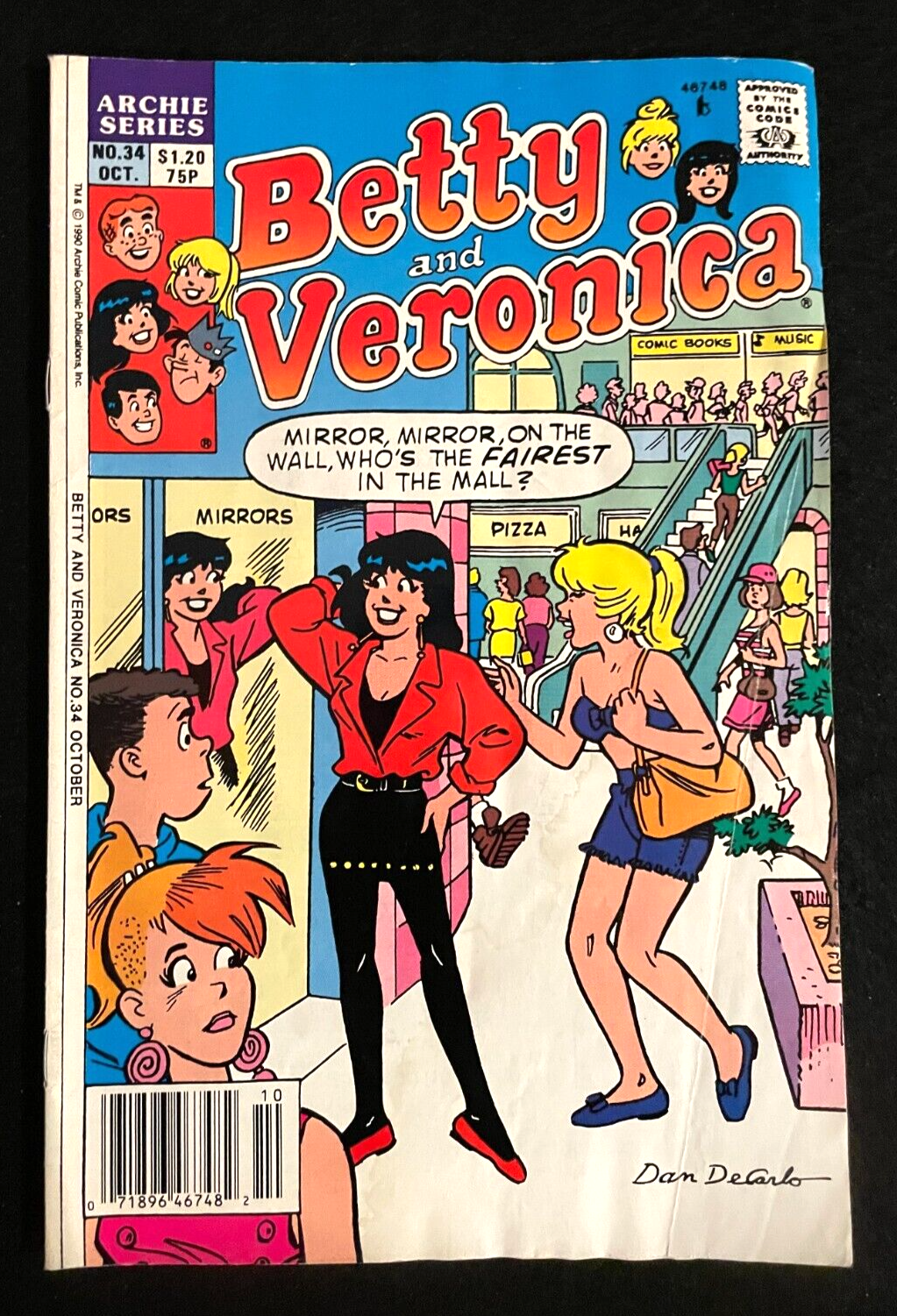 Betty and Veronica #34 1990 - Canadian Newsstand