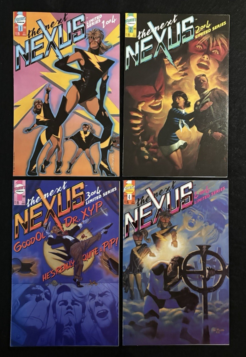 The Next Nexus #1-4 (1989) Complete Mini-Series Set by First Comics