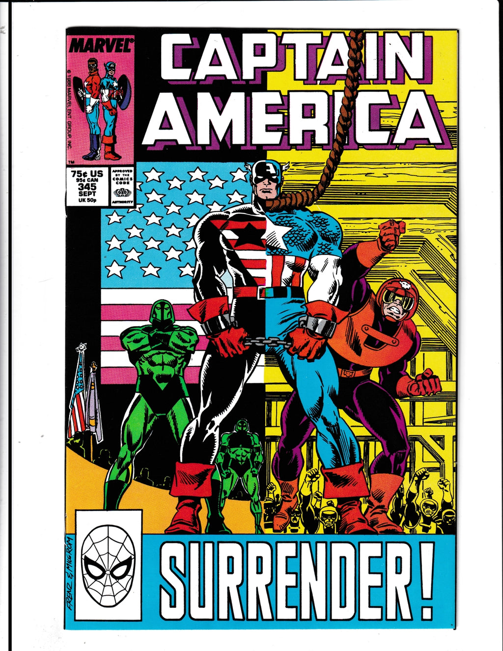 Captain America #345 (1988) Marvel Comics SKU:675