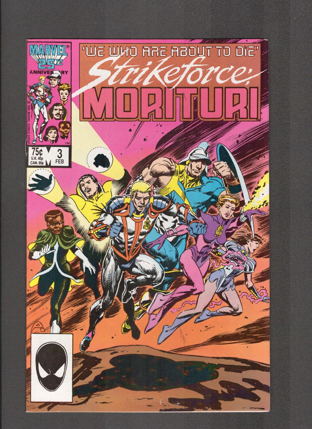Strike Fore: Morituri #3 (1987) Brent Anderson Marvel Comics