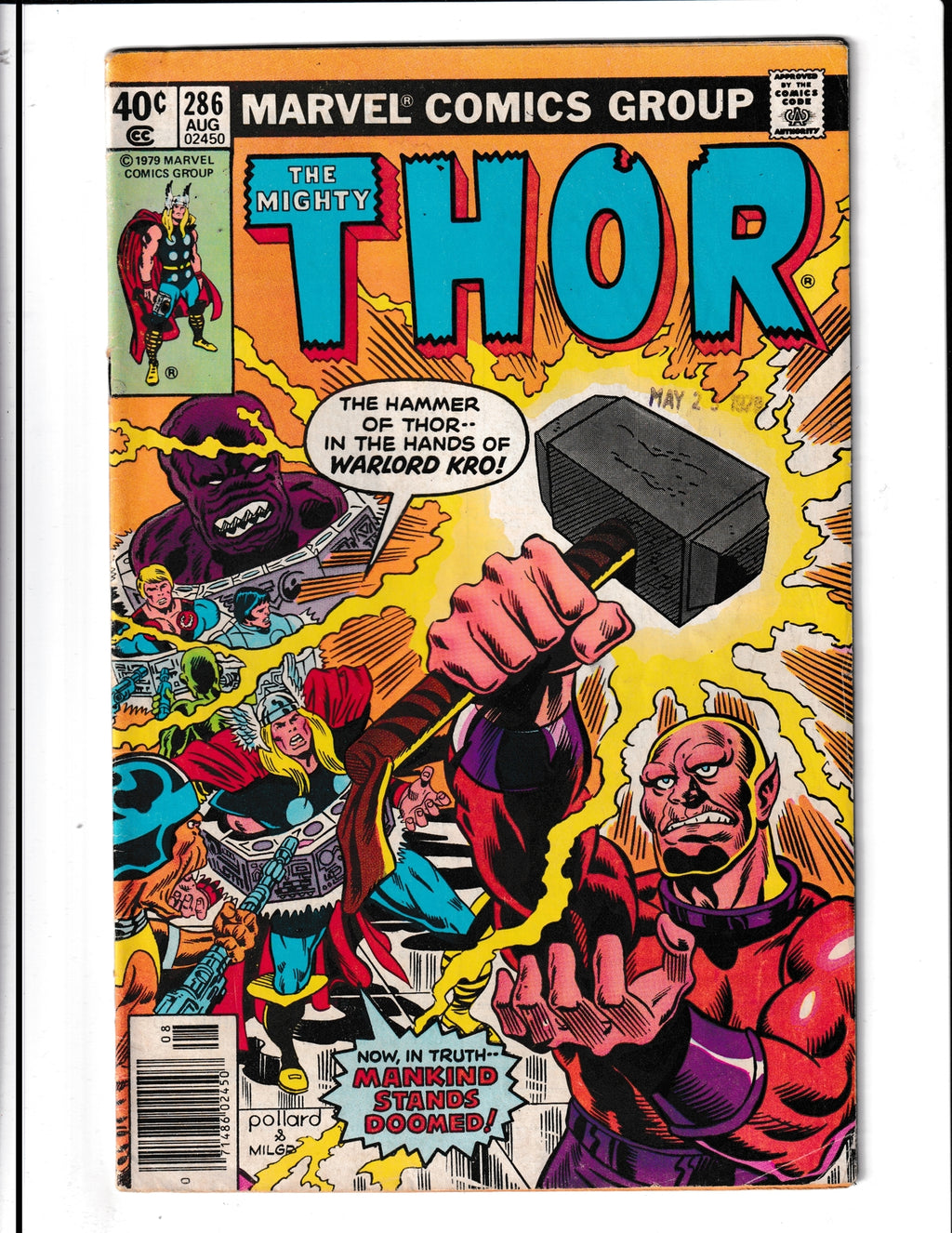 Thor #286 (1979) 1st App of Metabo Marvel Comics