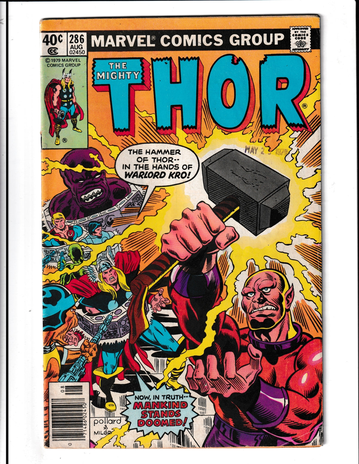Thor #286 (1979) 1st App of Metabo Marvel Comics