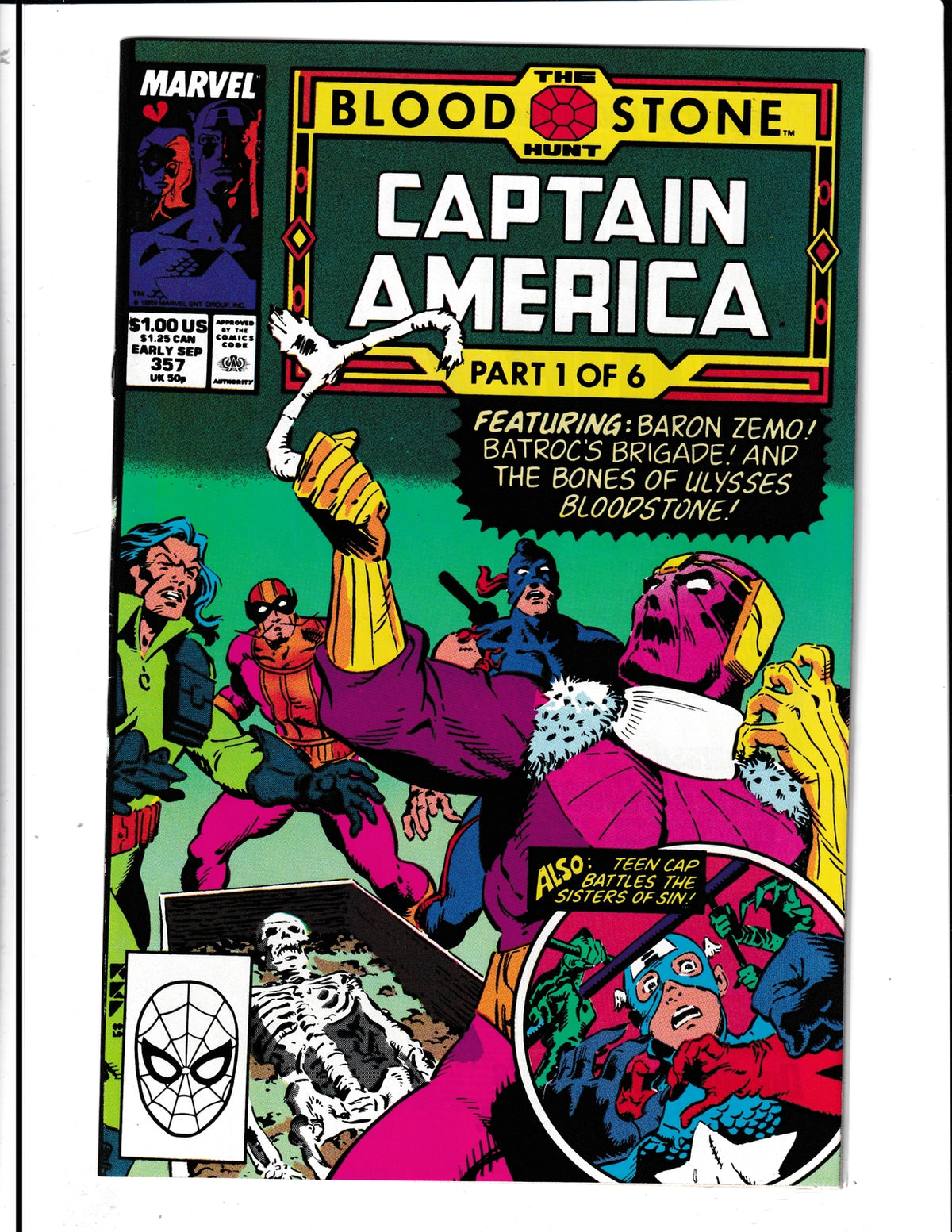 Captain America #357 (1989) Marvel Comics