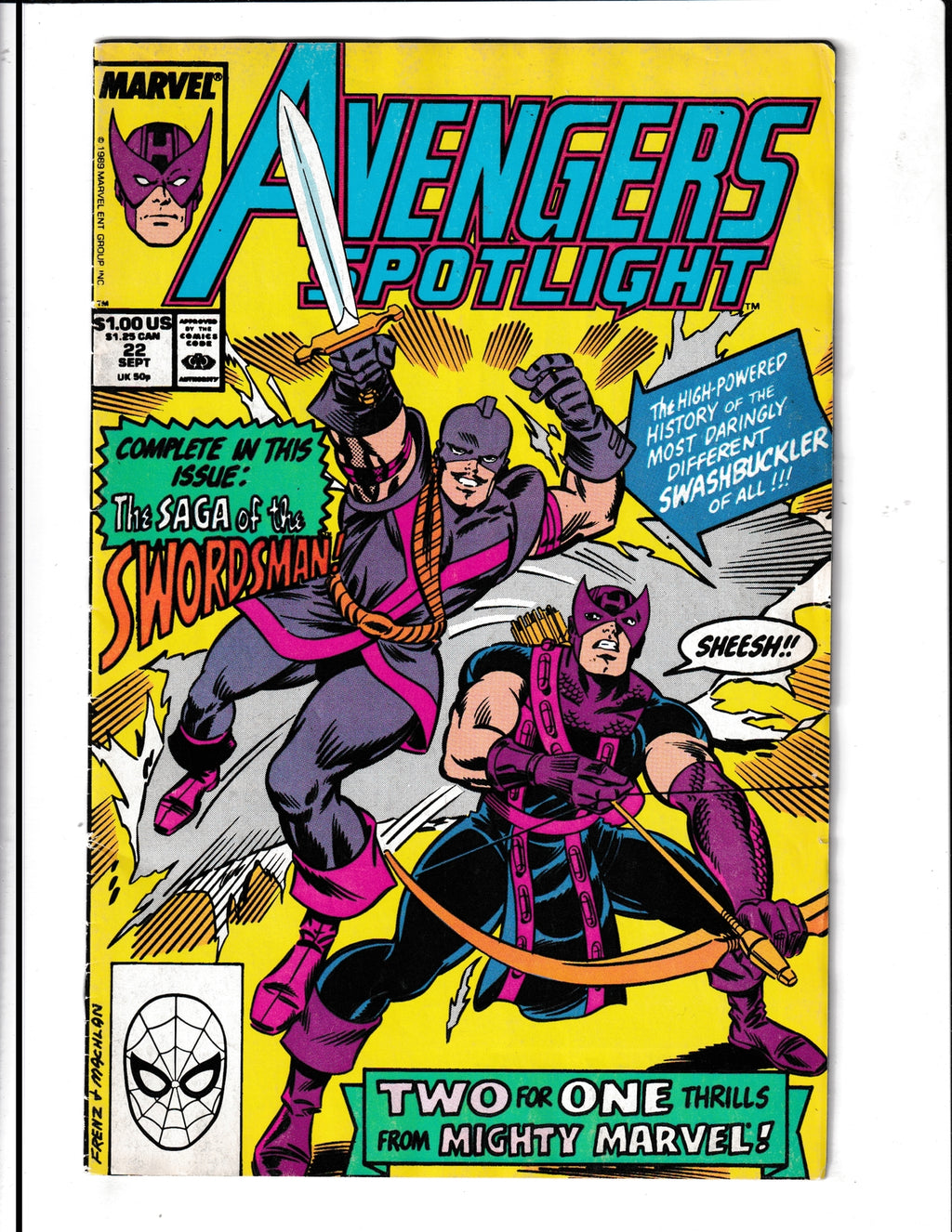 Avengers Spotlight #22 (1989) Marvel Comics