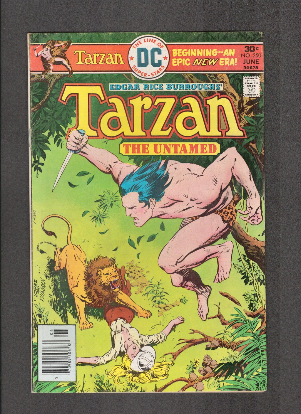 Tarzan #250 (1976) JL Garcia-Lopez DC Comics