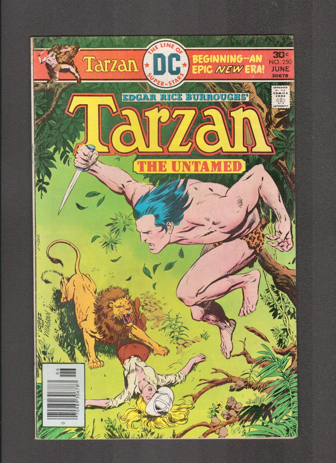Tarzan #250 (1976) JL Garcia-Lopez DC Comics