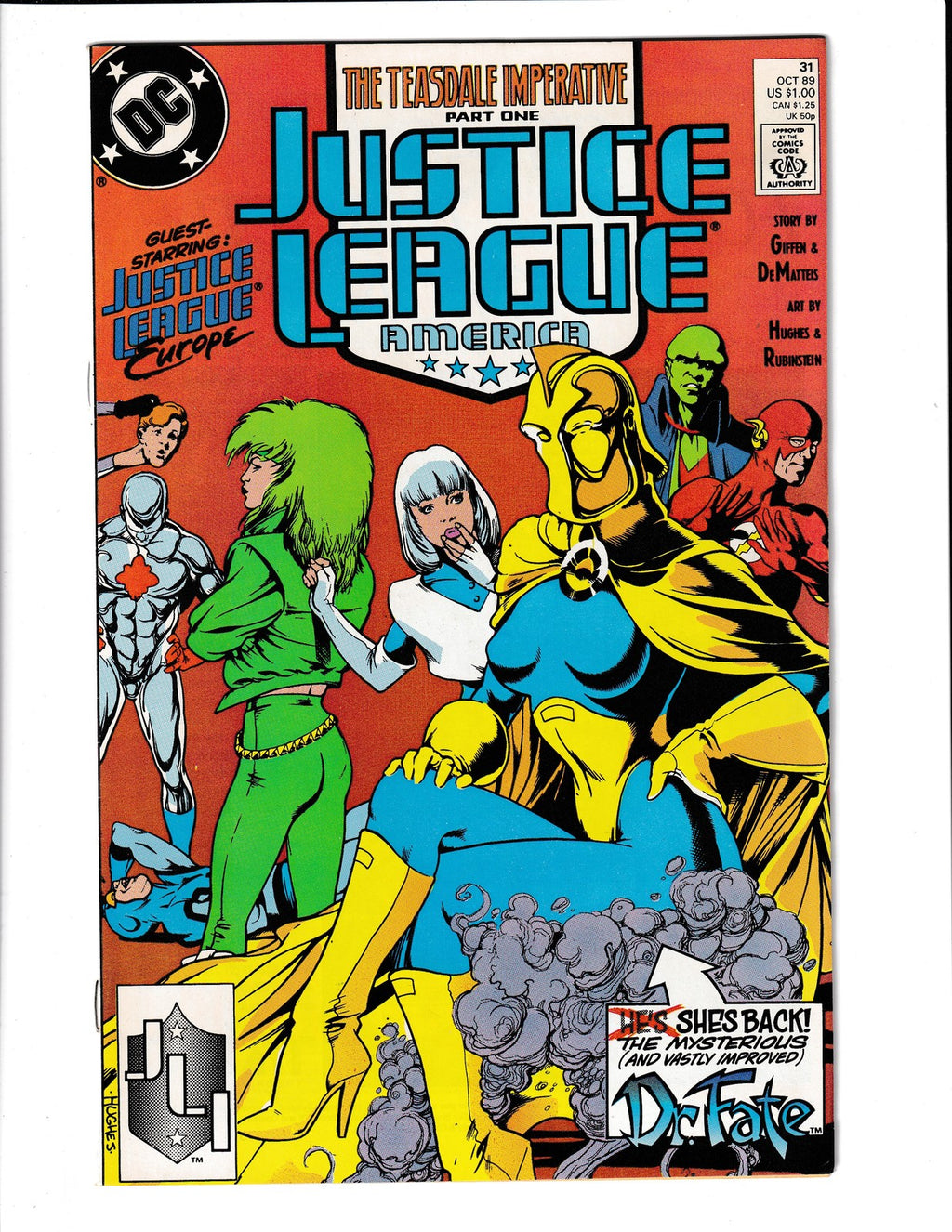 Justice League America #31 (1989) DC Comics
