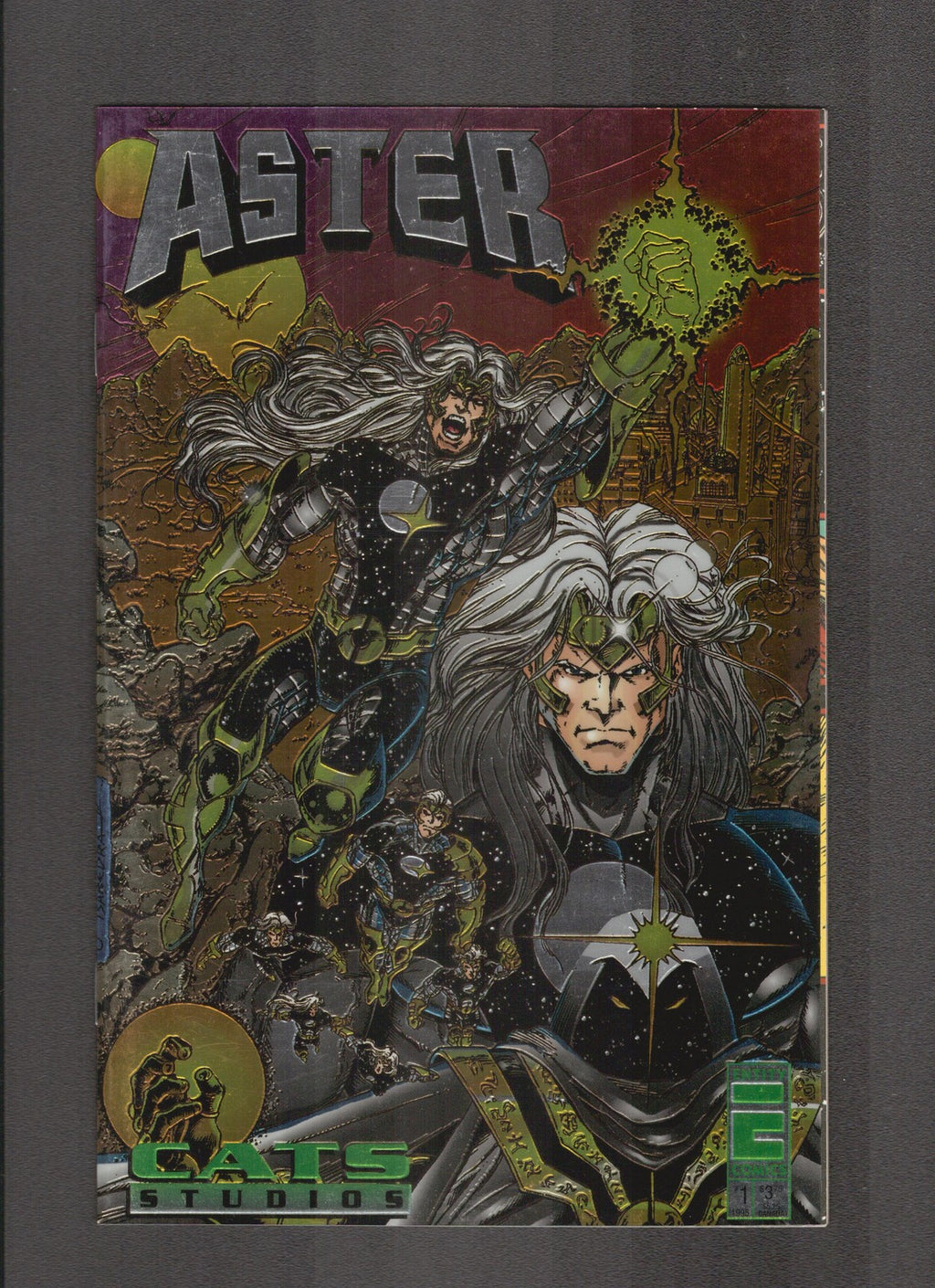 Aster: Celestial Knight #1 (1995) Chromium Cover Entity Comics