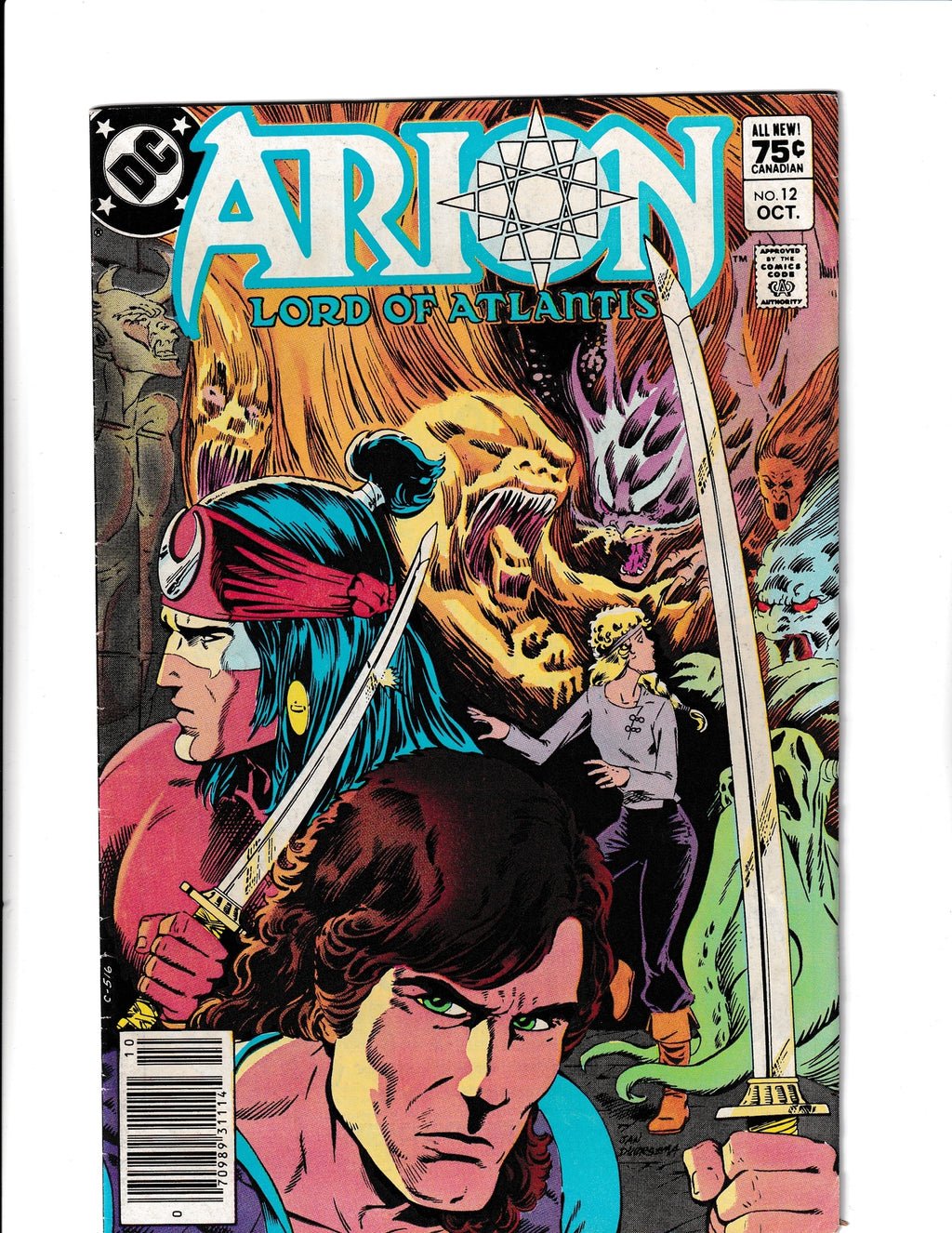 Arion, Lord of Atlantis #12 (1983) DC Comics
