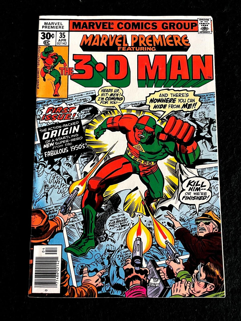 Marvel Premiere #35 1977 - 3D Man