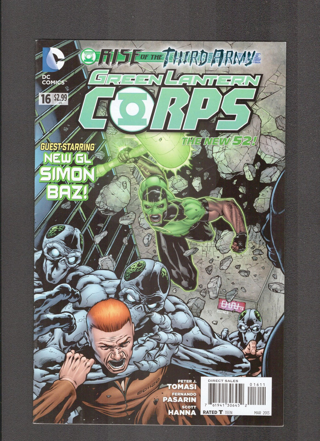 Green Lantern Corps #16 (2013) Cafu Cover Art DC Comics