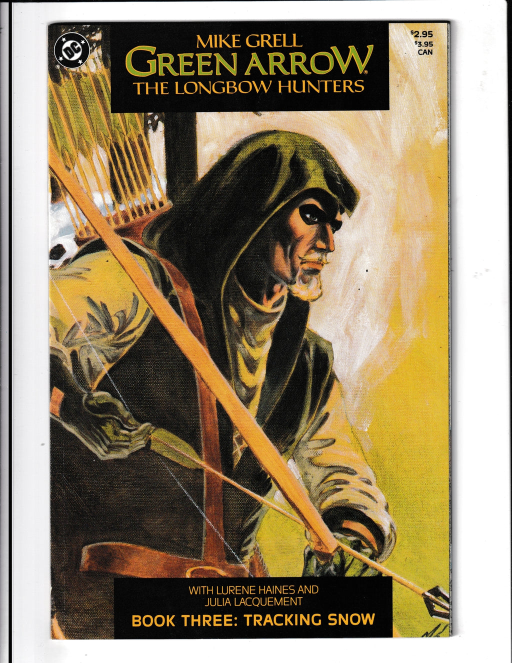 Green Arrow Longbow Hunters #3 (1987) Tracking Snow DC Comics