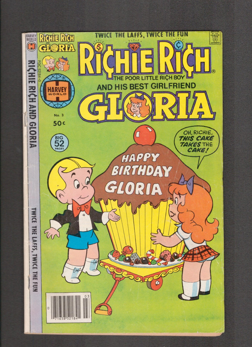 Richie Rich and His Best Friend Gloria #3 (1978) Harvey Comics