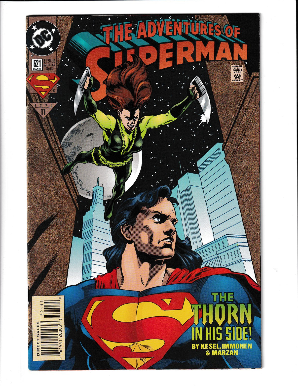 Adventures of Superman #521 (1995) DC Comics SKU:3505
