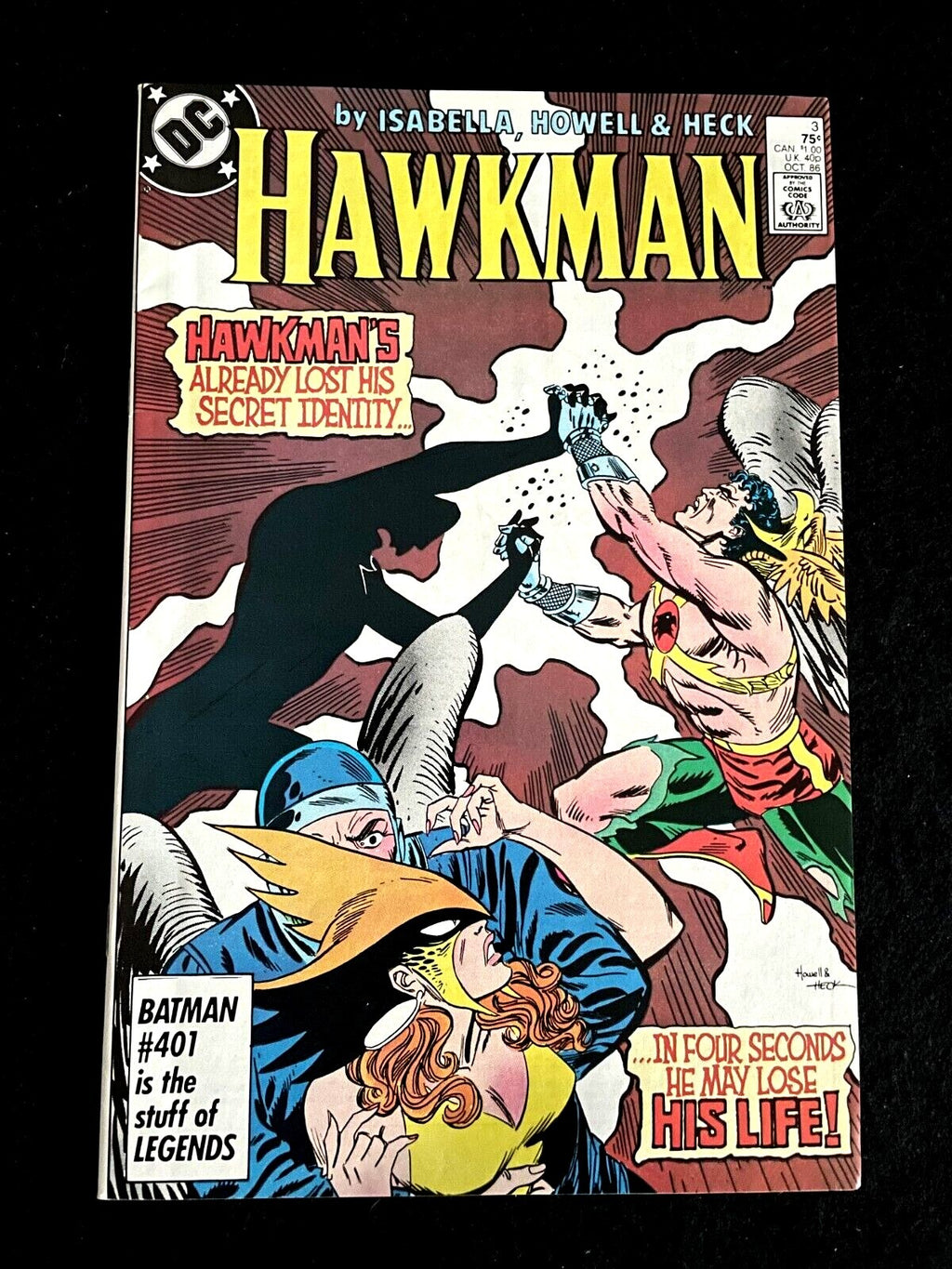 Hawkman #3 1986 - HIGH GRADE