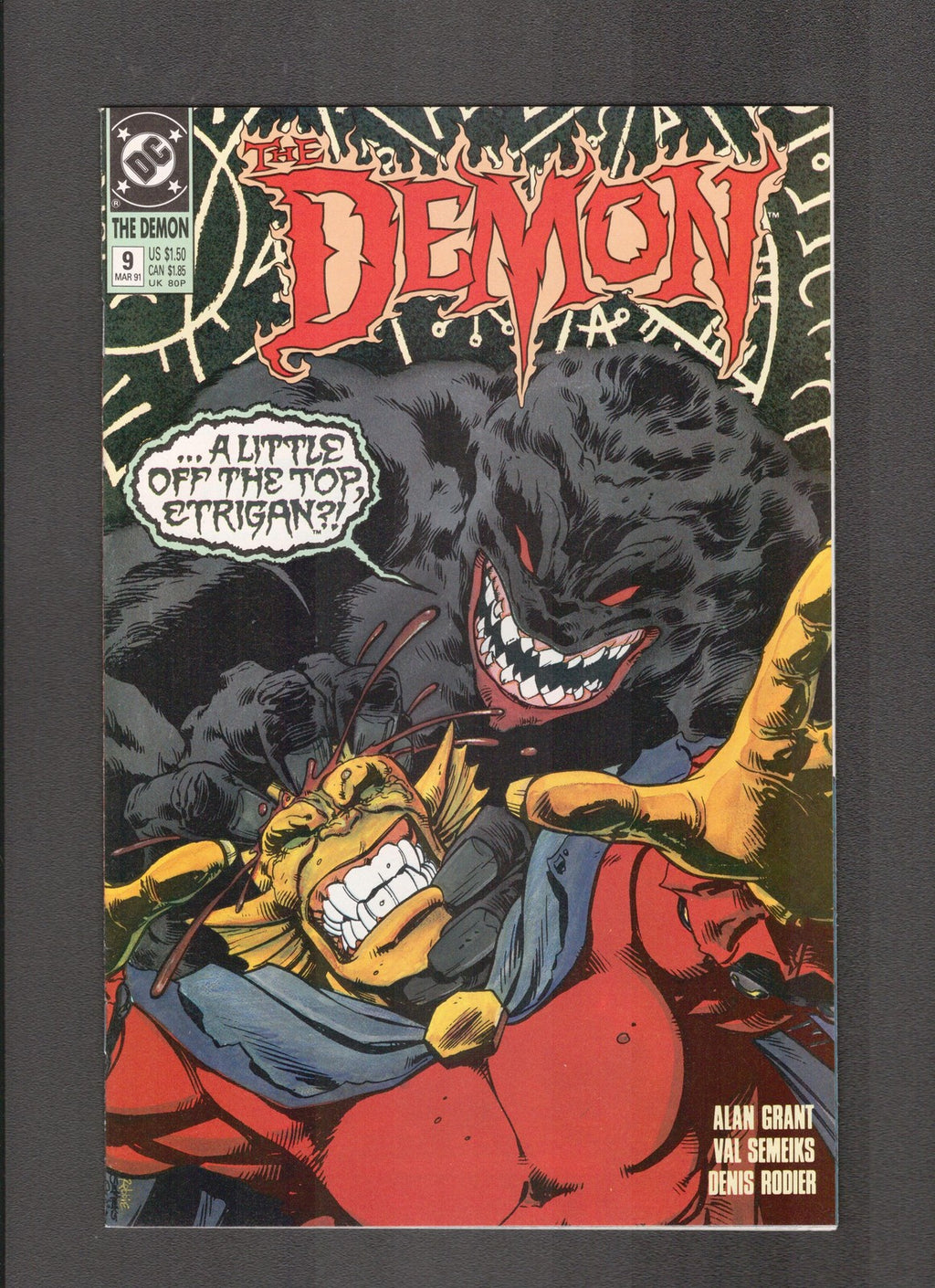 Demon #9 (1991) HIGH GRADE - Val Semieks DC Comics