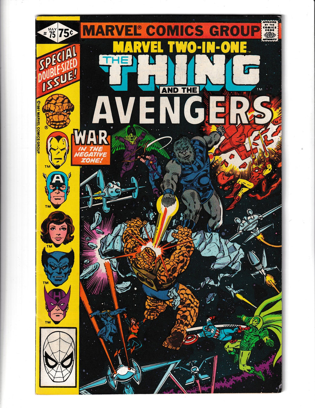 Marvel Two-In-One #75 (1981) Thing, Avengers Marvel Comics