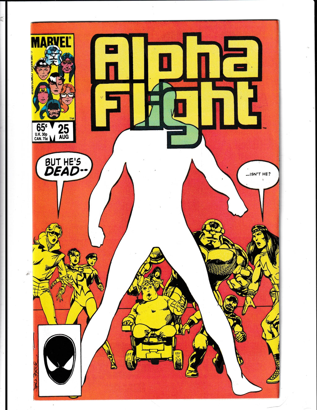 Alpha Flight #25 (1985) Marvel Comics SKU:491
