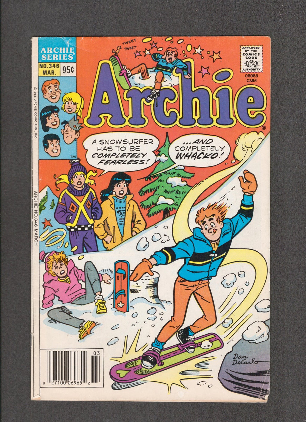 Archie #346 (1987) Dan DeCarlo Archie Comics