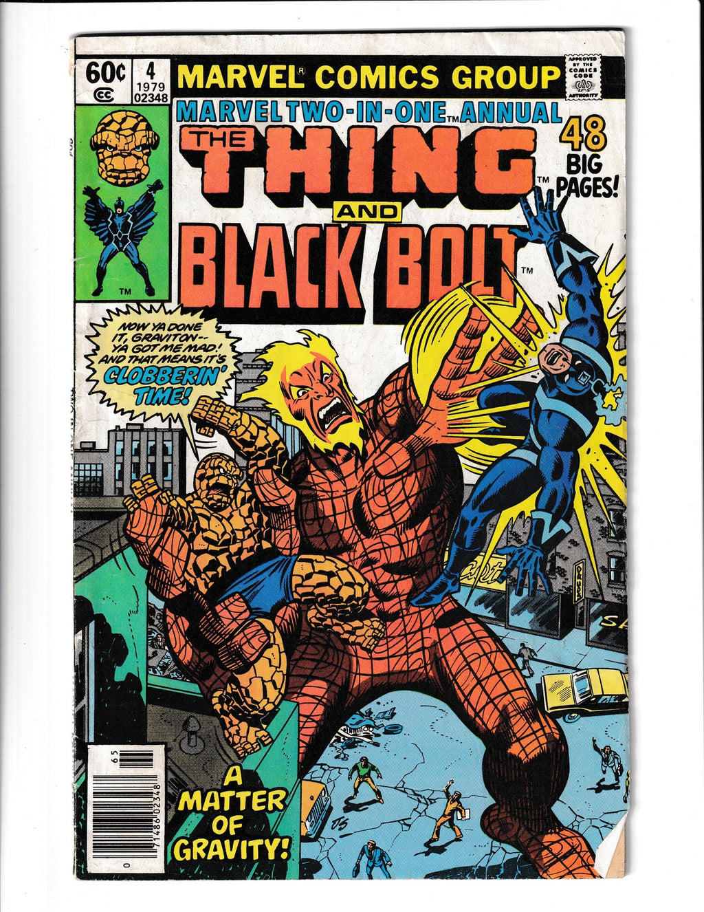 Marvel Two-in-One Annual #4 (1979) The Thing and Black Bolt Marvel Comics
