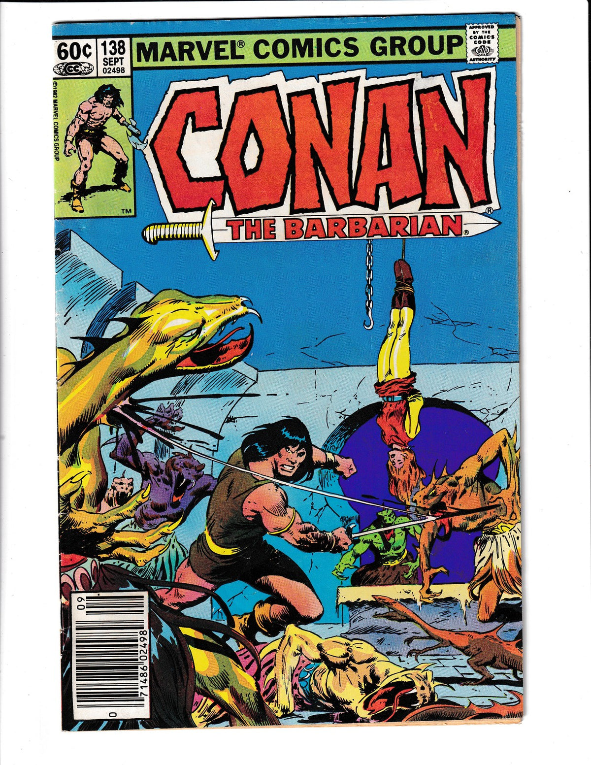 Conan the Barbarian #138 (1982) Buscema Marvel Comics SKU:3240
