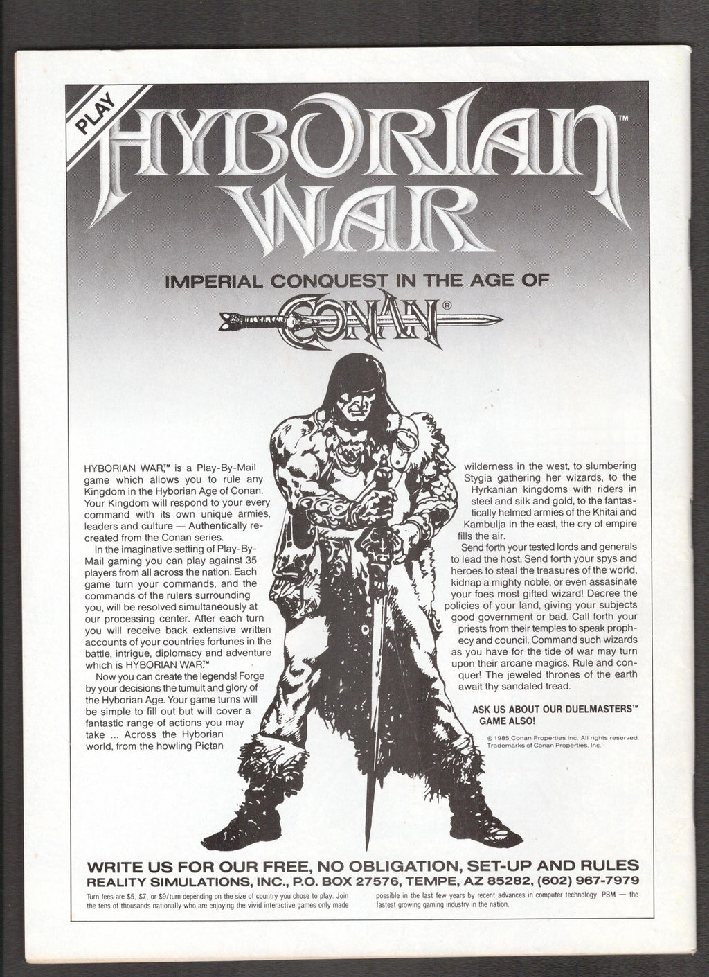 Savage Sword of Conan #210 (1993) Vince Evans Magazine Curtis Comics