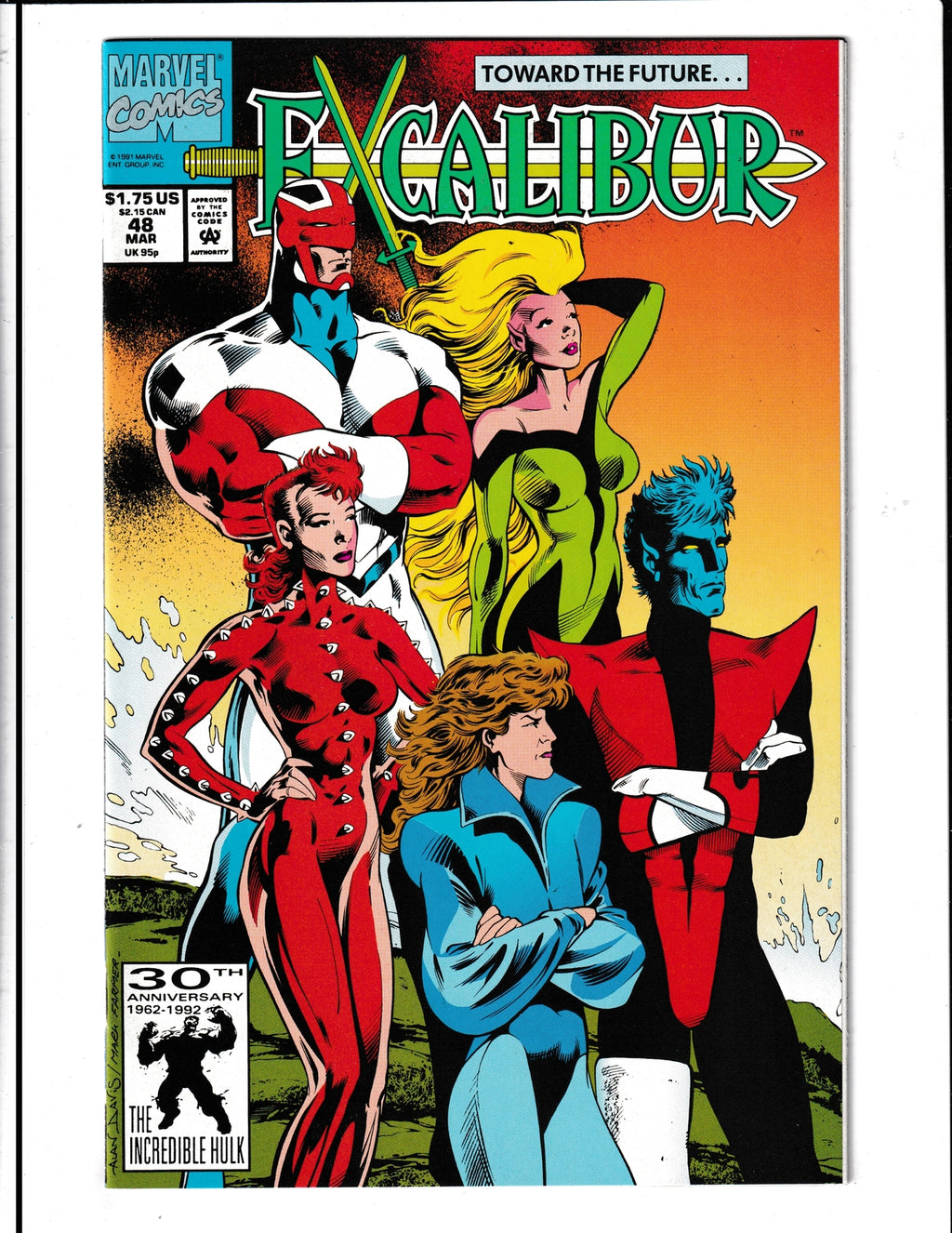 Excalibur #48 (1992) HIGH GRADE Marvel Comics