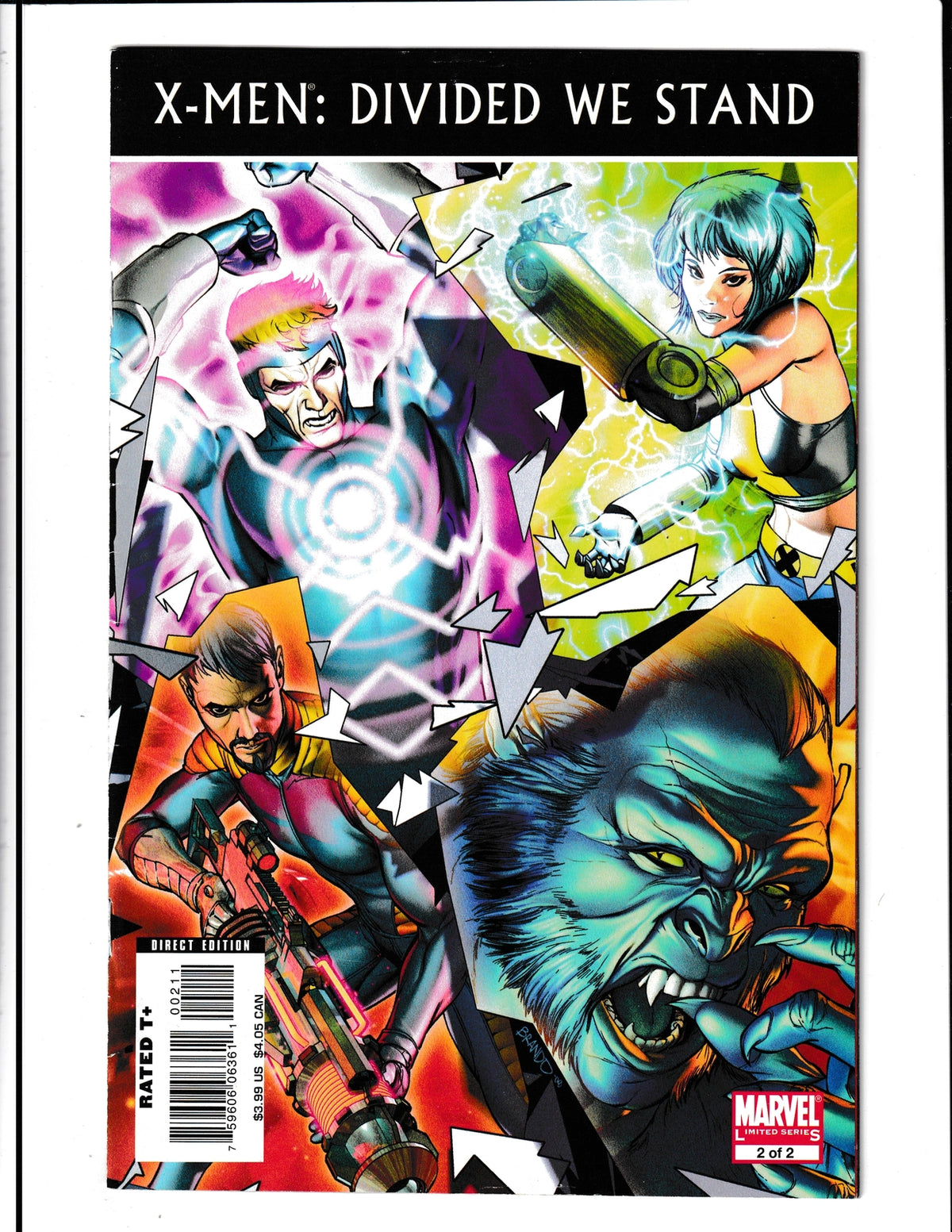 X-Men: Divided we Stand #2 (2008) Marvel Comics SKU:1254
