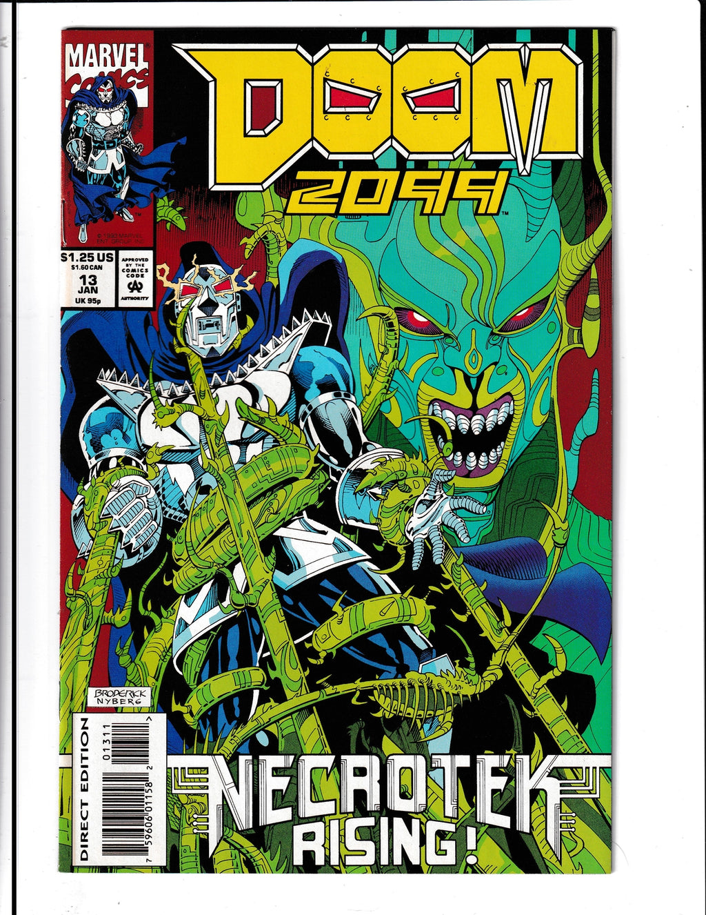 Doom 2099 #13 (1994) 1st Appearance of Necrotek Marvel Comics