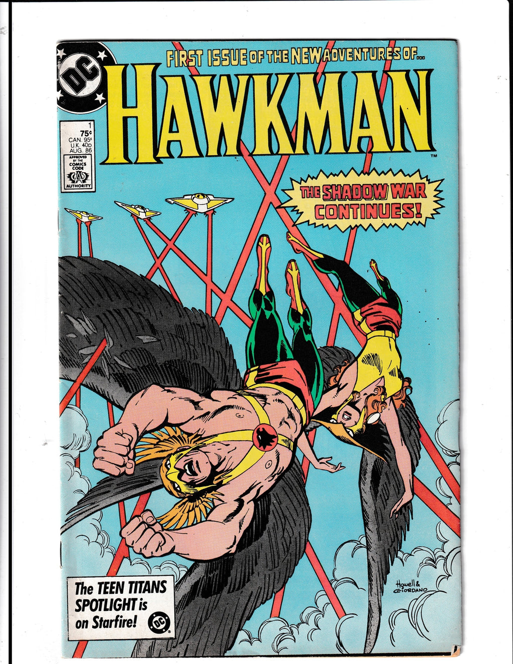 Hawkman #1 (1986) DC Comics SKU:457