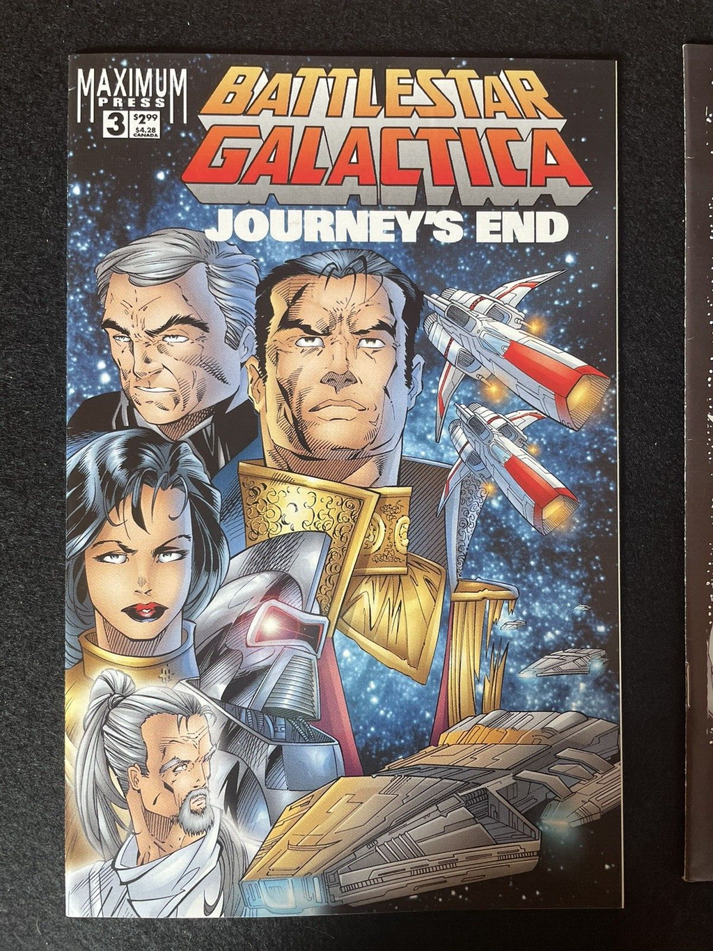 Battlestar Galactica: Journey's End 1-4 (1995) Complete Set Maximum Press