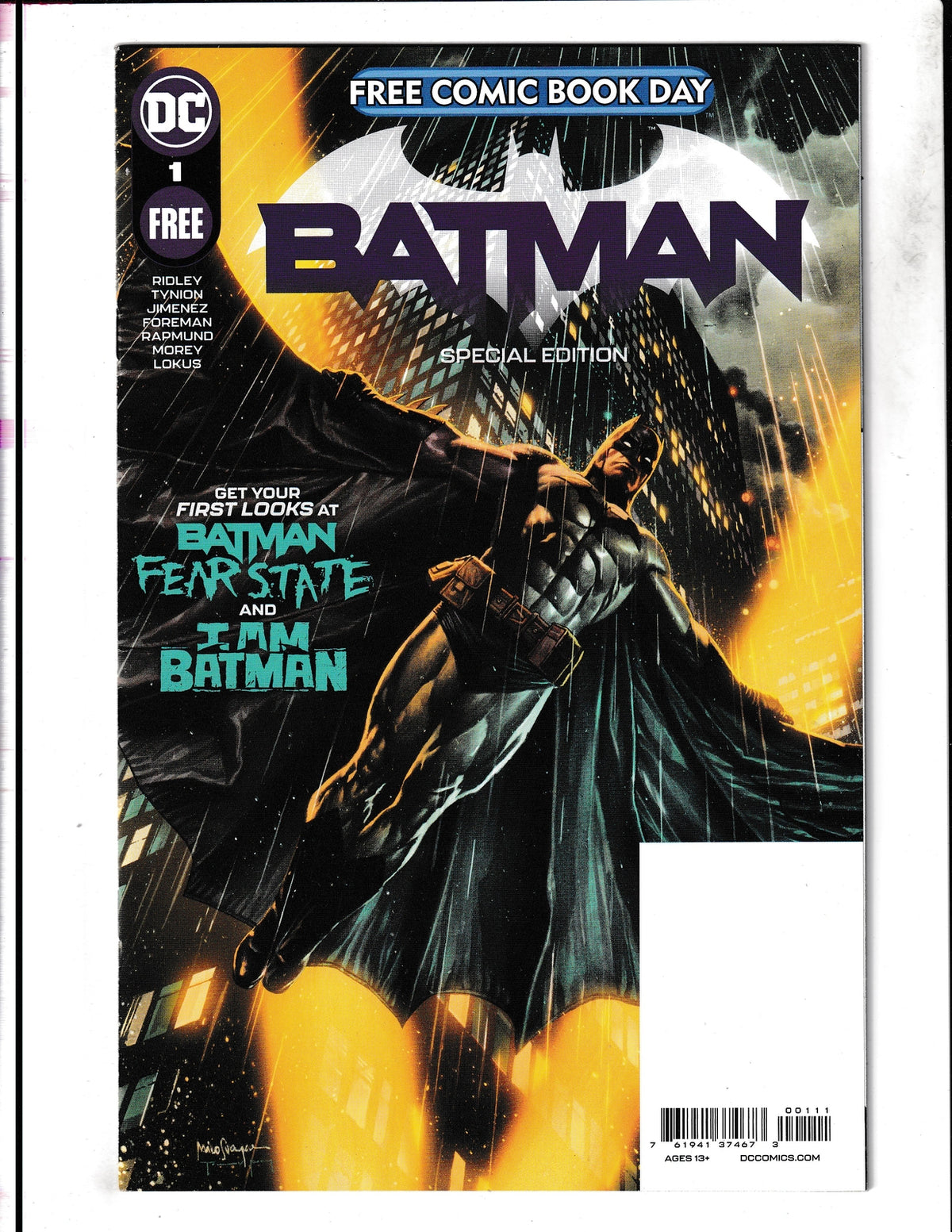 Batman - Free Comic Book Day #1 (2021) DC Comics