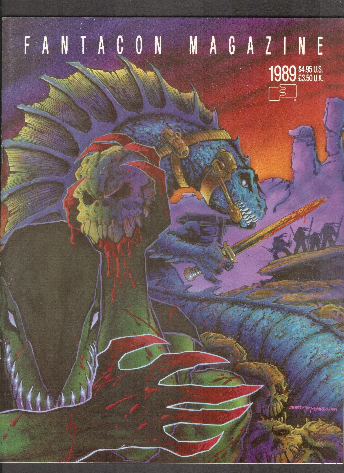 Fantacon Magazine #NN (1989) Kevin Eastman Strobe Zero Comics